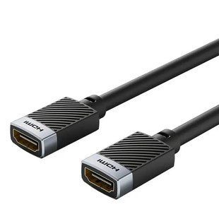Кабель Cabletime HDMI-HDMI v2.0 (F/F), 4K, 2 м Black (CH26E) 571440 фото