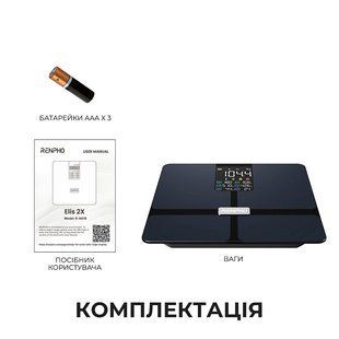 Ваги підлогові RENPHO Elis 2X Body Fat Scale (R-A018-BK) 621727 фото