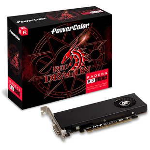 Відеокарта AMD Radeon RX 550 4GB GDDR5 Red Dragon LP PowerColor (AXRX 550 4GBD5-HLE) 389033 фото