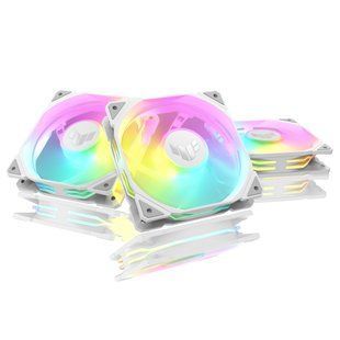 Вентилятор Asus TUF Gaming TR120 ARGB Reverse Triple Pack White (90DA00D3-B09020) 545840 фото