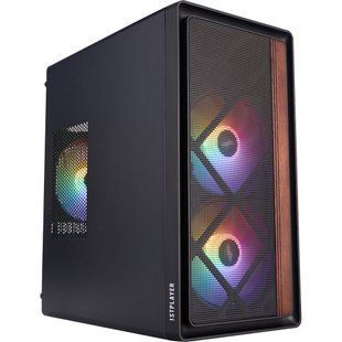Корпус 1stPlayer WD1-BK-3F1 Black 587800 фото