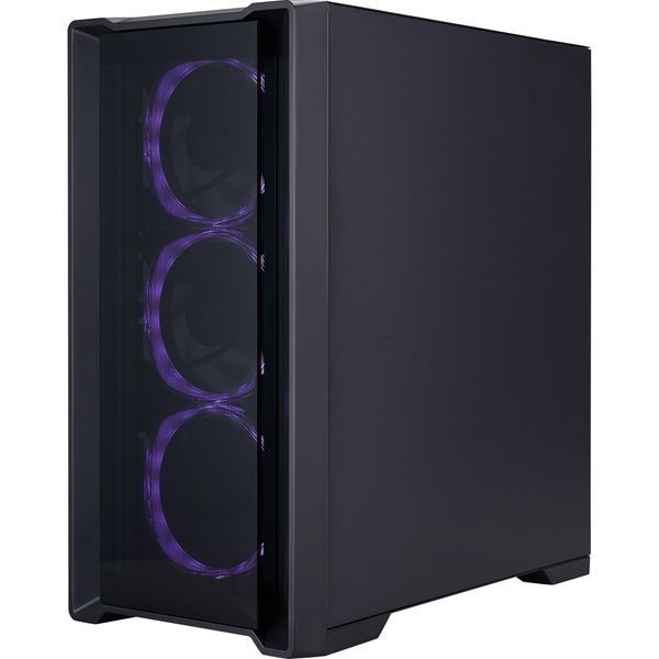 Корпус 1stPlayer T4-G-BK-4FS7 Black 609831 фото