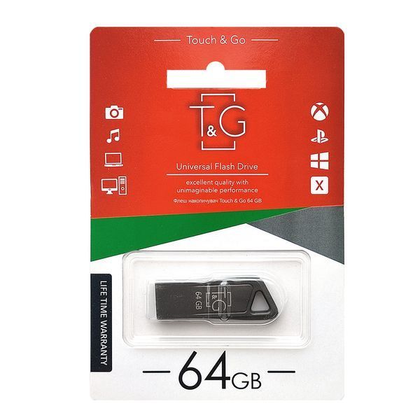 Флеш-накопичувач USB 64GB T&G 114 Metal Series (TG114-64G3) 516243 фото