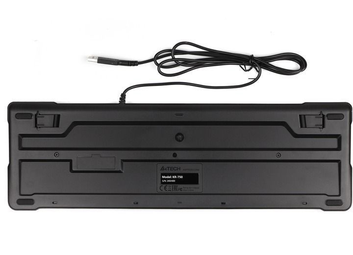 Клавіатура A4Tech KR-750 Ukr Black 4765 фото