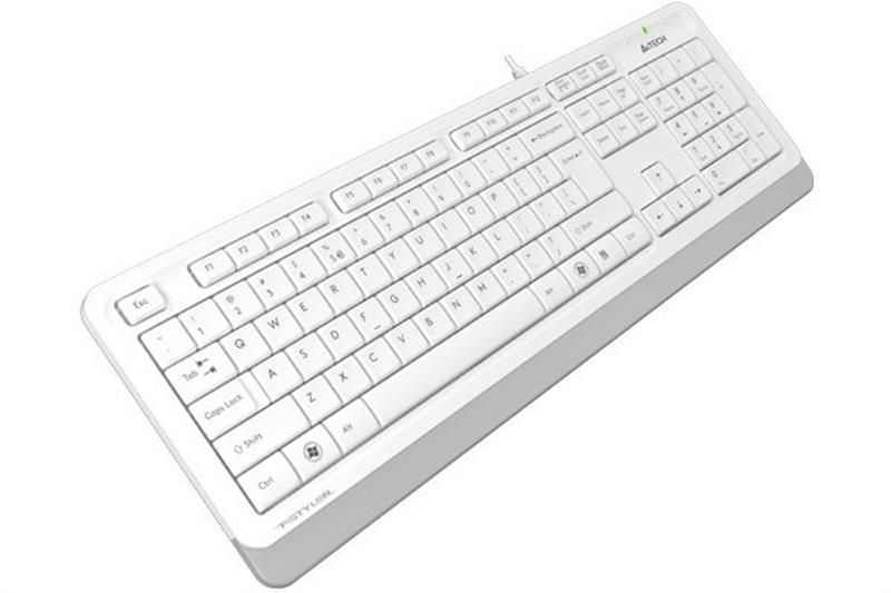 Клавіатура A4Tech FK10 Ukr White 267529 фото