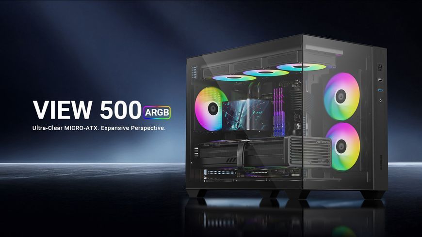 Корпус ID-Cooling View 500 ARGB Black 610544 фото