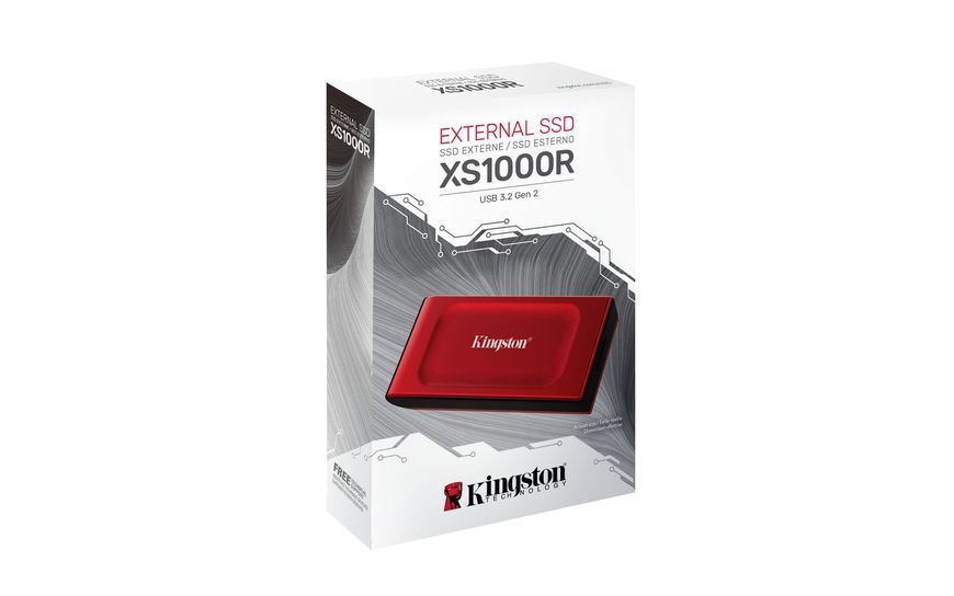 Накопичувач зовнішній SSD Portable 2ТB Kingston SXS1000 Red (SXS1000R/2000G) 521583 фото