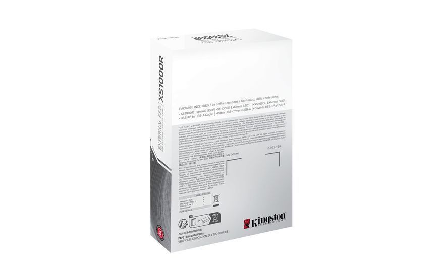 Накопичувач зовнішній SSD Portable 2ТB Kingston SXS1000 Red (SXS1000R/2000G) 521583 фото