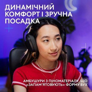 Гарнітура Logitech G321 Lightspeed Black (981-001563) 577274 фото