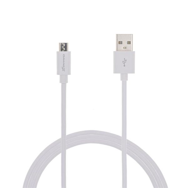 Кабель Grand-X USB - micro USB (M/M), Cu, 2.5 м, White (PM025W) 313509 фото