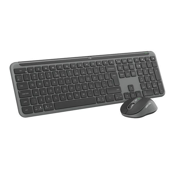 Комплект (клавіатура, миша) бездротовий Logitech Signature Slim Combo MK950 Graphite (920-012490) 512589 фото