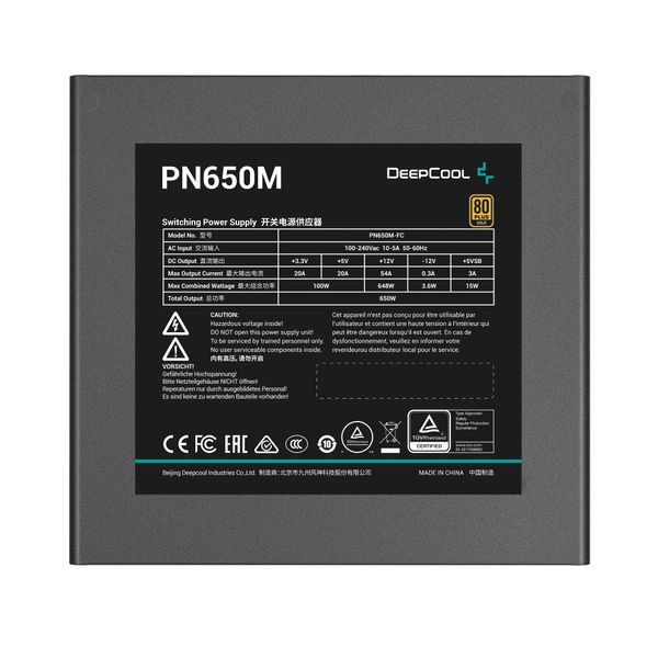 Блок живлення DeepCool PN650M (R-PN650M-FC0B-EU) 650W 490143 фото