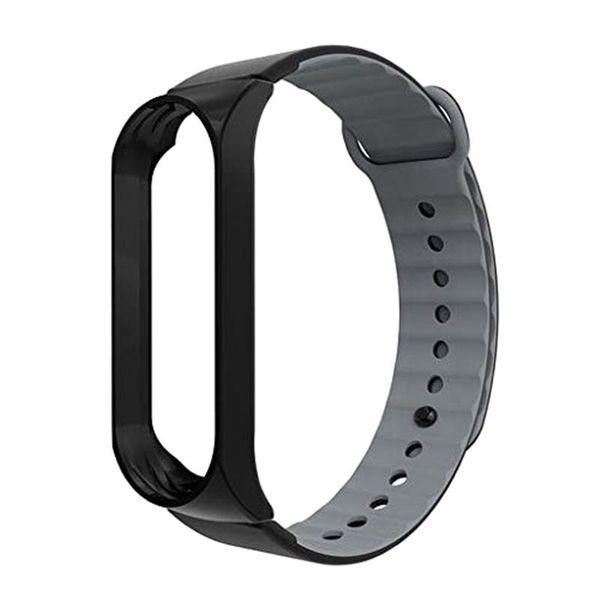 Ремінець Armorstandart Sport Silicone для Xiaomi Mi Band 3 Black/Grey (ARM54514) 278764 фото