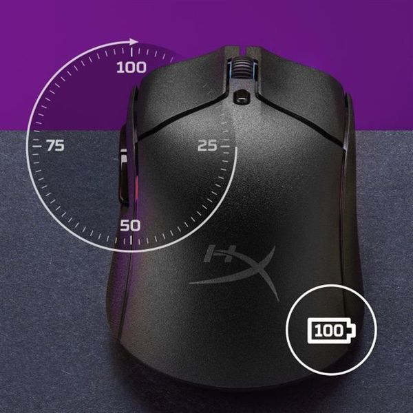 Миша бездротова HyperX Pulsefire Haste 2 Wireless Black (6N0B0AA) 463589 фото