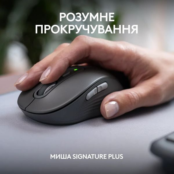 Комплект (клавіатура, миша) бездротовий Logitech Signature Slim Combo MK950 Graphite (920-012490) 512589 фото
