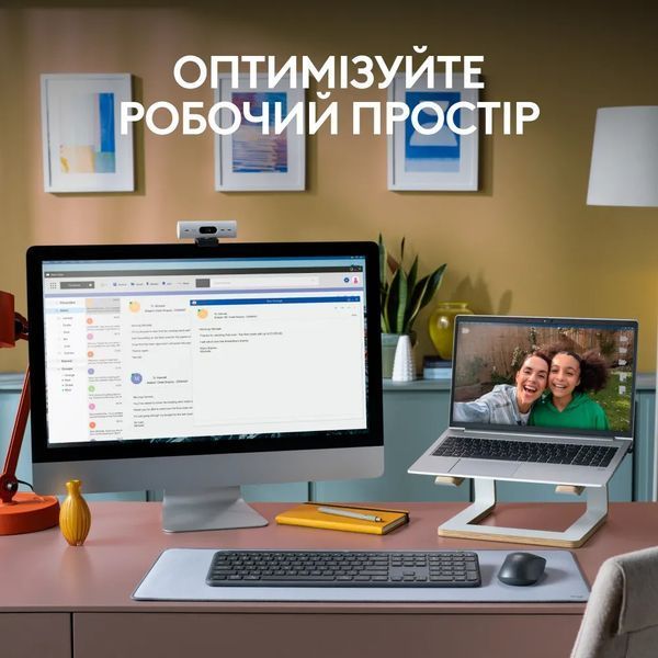 Комплект (клавіатура, миша) бездротовий Logitech Signature Slim Combo MK950 Graphite (920-012490) 512589 фото