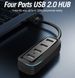 Концентратор Vention USB Hub 4-Port 2.0 Black, 0.15 m (VAS-J43) 290621 фото 5