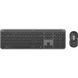 Комплект (клавіатура, миша) бездротовий Logitech Signature Slim Combo MK950 Graphite (920-012490) 512589 фото 1