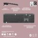 Комплект (клавіатура, миша) бездротовий Logitech Signature Slim Combo MK950 Graphite (920-012490) 512589 фото 9
