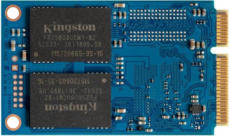 Накопичувач SSD 512GB Kingston KC600 mSATA SATAIII 3D TLC (SKC600MS/512G) 349062 фото