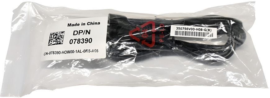 Кабель живлення Dell CEE 7/7-IEC C13, 3*0.75 мм, 1.8м Black (078390) 586800 фото