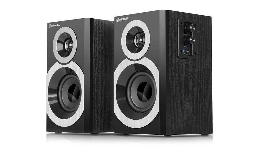 Акустична система REAL-EL S-245 Black 536300 фото