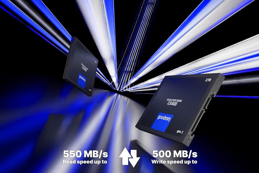 Накопичувач SSD 128GB Goodram CX400 Gen.2 2.5" SATAIII 3D TLC (SSDPR-CX400-128-G2) 328653 фото