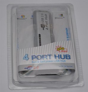 Концентратор USB2.0 Atcom TD4010 Grey (11446) 4хUSB2.0 197548 фото