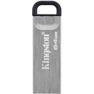 Флеш-накопичувач USB3.2 64GB Kingston DataTraveler Kyson Silver/Black (DTKN/64GB) 324789 фото
