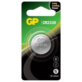 Батарейка GP CR2330 3B Lithium 1шт (GPCR2330E-2CPU1) 589587 фото