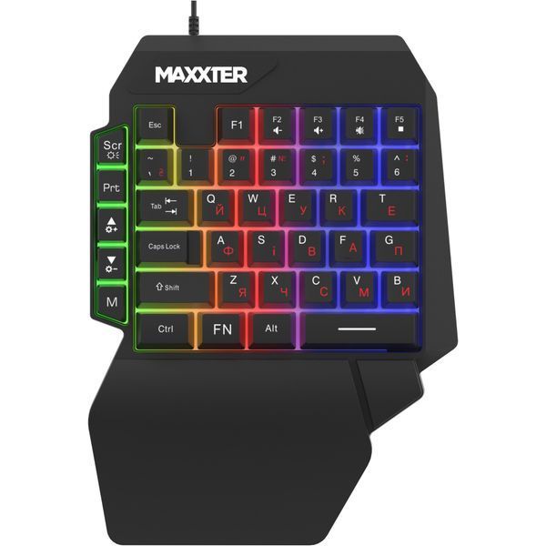 Клавiатура Maxxter KBG-OH-01B-UA Black 546751 фото
