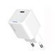 Мережевий зарядний пристрій ColorWay GaN Mini 30W PD Port PPS USB-C White (CW-CHS054PD-WT) 551229 фото 2