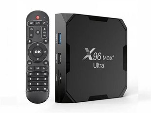 HD медіаплеєр X96 MAX Plus Ultra Android TV (905x4/4GB/32GB) 471768 фото