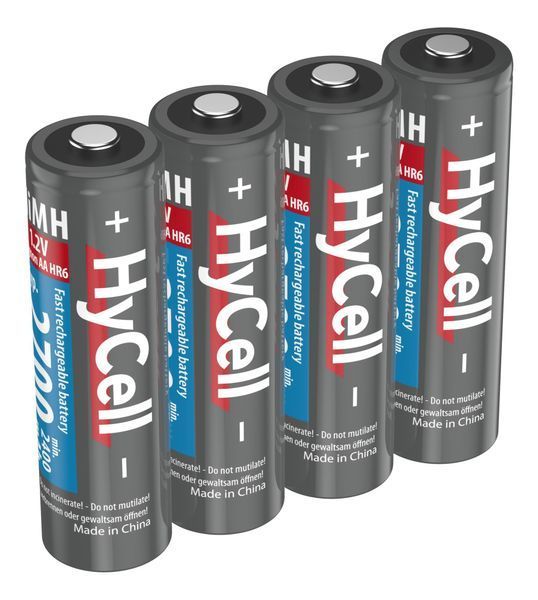 Акумулятори Ansmann AA/HR06 HyCell NI-MH 2700 mAh BL 4 шт 535987 фото