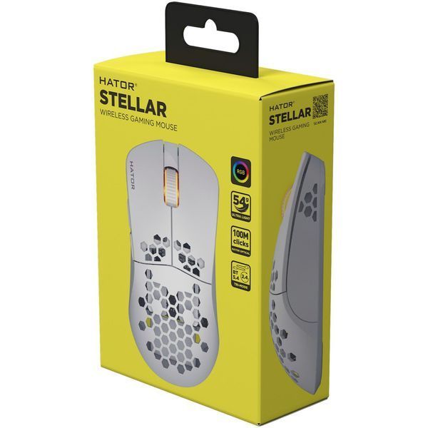 Миша Hator Stellar Wireless White (HTM651) 588382 фото