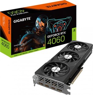 Відеокарта GF RTX 4060 8GB GDDR6 Gaming OC Gigabyte (GV-N4060GAMING OC-8GD) 467599 фото