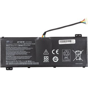 АКБ PowerPlant для ноутбука Acer Aspire 7 A715-74 (AP18E7M) 14.8V 3620mAh (NB410705) 508576 фото