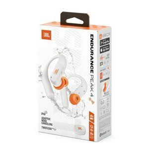 Bluetooth-гарнітура JBL Endurance Peak 4 White (JBLENDUPEAK4WHT) 586718 фото