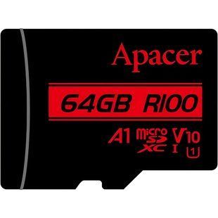 Карта пам`ятi MicroSDHC 64GB UHS-I Class 10 Apacer (AP64GMCSX10UB-RA) 519278 фото