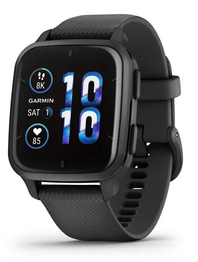 Смарт-годинник Garmin Venu Sq 2 Music Black/Slate (010-02700-80) 482679 фото