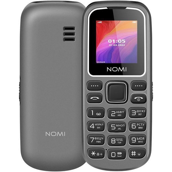 Мобiльний телефон Nomi i1441 Dual Sim Grey 496726 фото