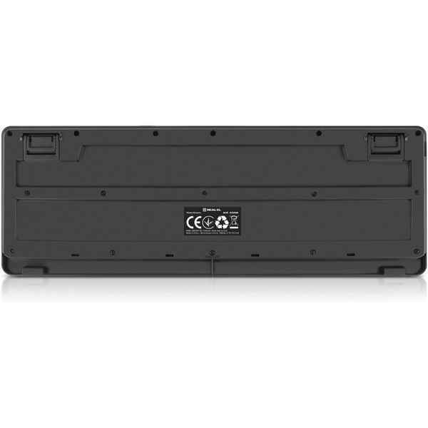Комплект (клавіатура, миша) бездротовий REAL-EL Kit-555W Black 635129 фото