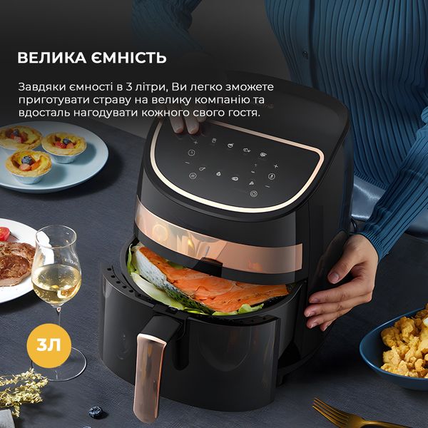 Мультипіч Deerma Air Fryer KZ100 (DEM-KZ100) 435971 фото