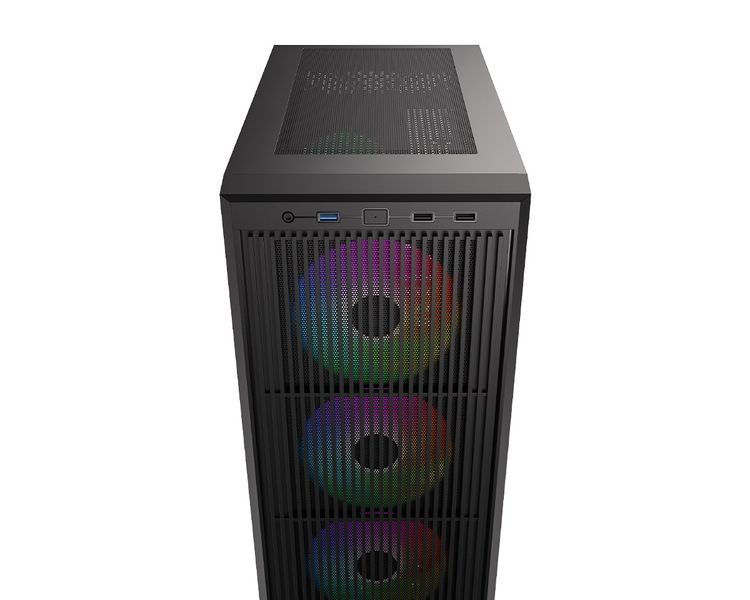 Корпус ID-Cooling Ware 300 ARGB Black 610547 фото