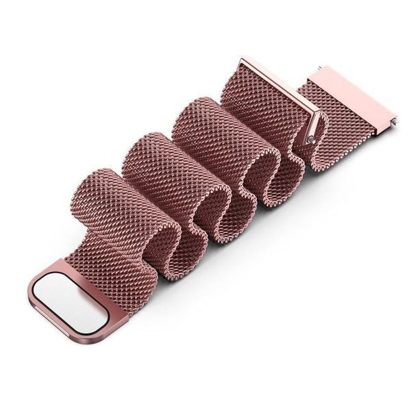 Ремінець BeCover Milanese Style для Amazfit Stratos (22mm)/Stratos 2/2S/3/Amazfit GTR 2/Amazfit GTR 47mm/Amazfit GTR Lite 47mm/Amazfit Nexo/Amazfit Pace/Amazfit GTR 3 Pro Red Wine (707733) 426557 фото
