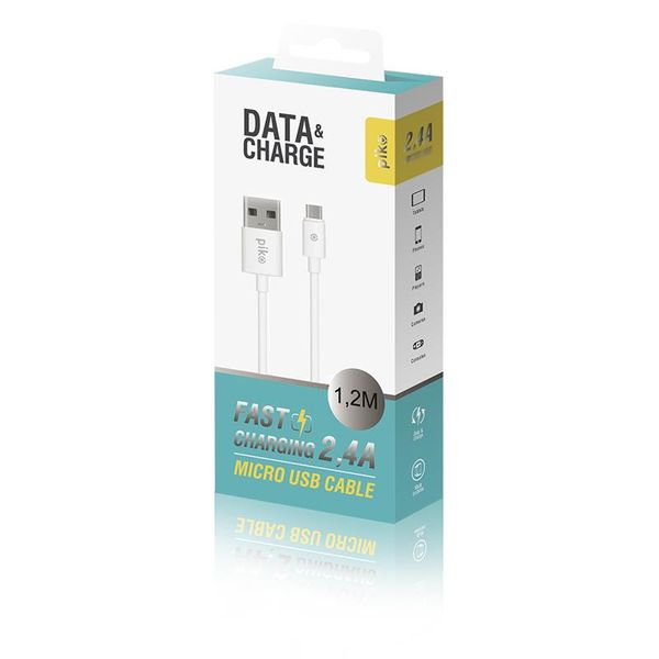 Кабель Piko CB-UM11 USB - micro USB (M/M), 1.2 м, White (1283126496172) 329904 фото