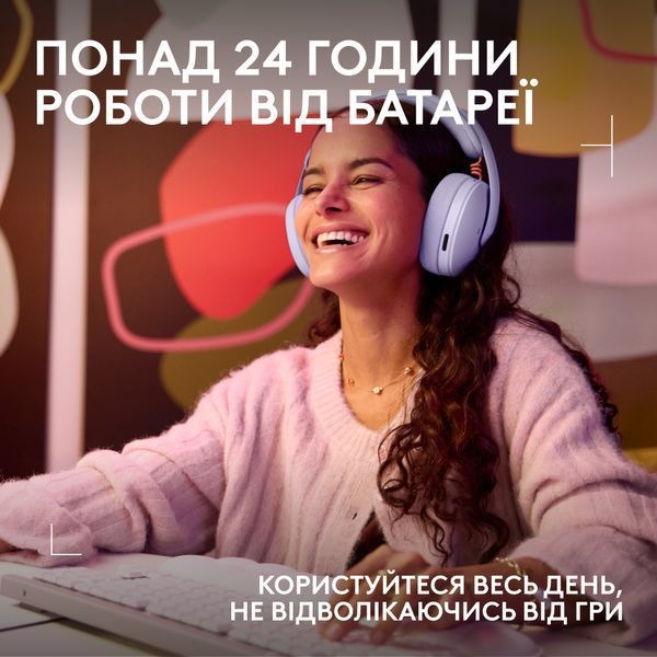 Гарнітура Logitech G325 Lightspeed Lilac (981-001538) 589684 фото