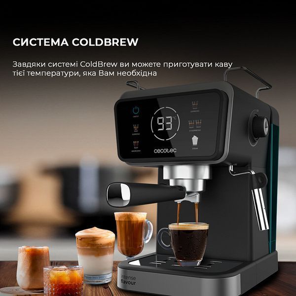 Кавоварка ріжкова Cecotec Power Espresso 20 ColdBrew Touch (CCTC-00269) 538289 фото