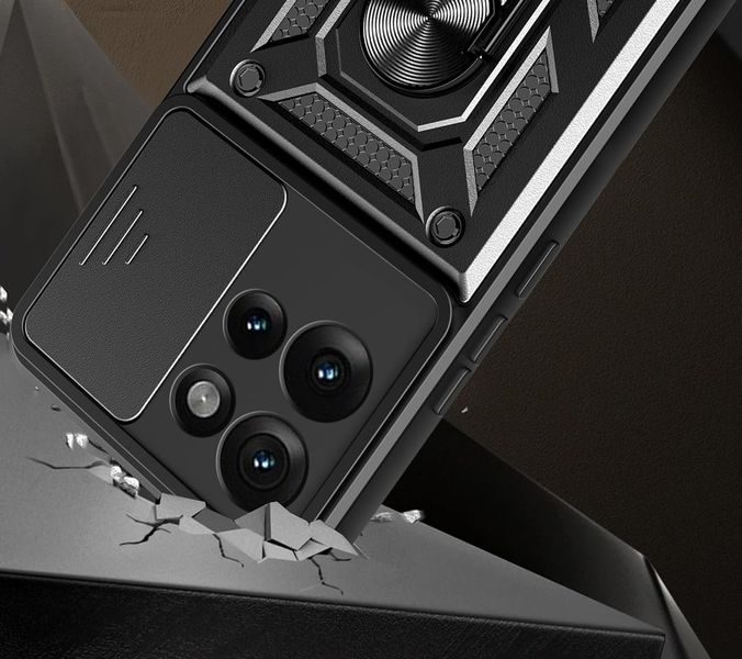 Чохол-накладка BeCover Military для Motorola Edge 50 Black (713050) 570498 фото