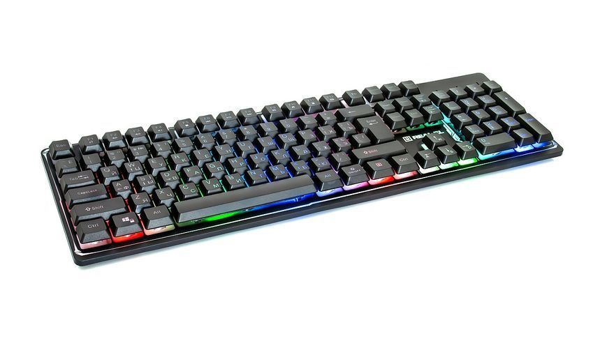 Клавіатура REAL-EL Comfort 7011 Backlit Ukr Black 308613 фото